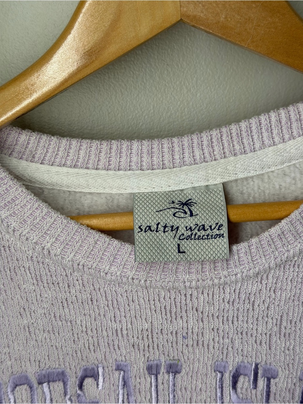 Topsail Island North Carolina Embroidered Sweatshirt Youth Beach Cozy Crewneck - Picture 3 of 7
